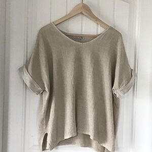 Colette cotton/linen blouse OS